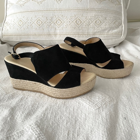 RETAIL $335 Cordani Made in Italy Espadrille Wedge Sandals, Size 41 - Picture 2 of 16
